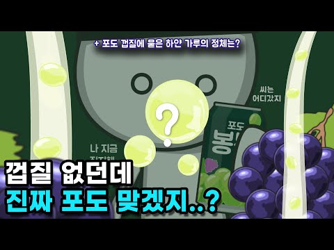 포도봉봉에 들어있는 포도는 진짜 포도일까?