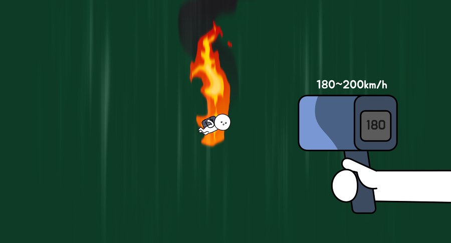 Falling with an umbrella 3