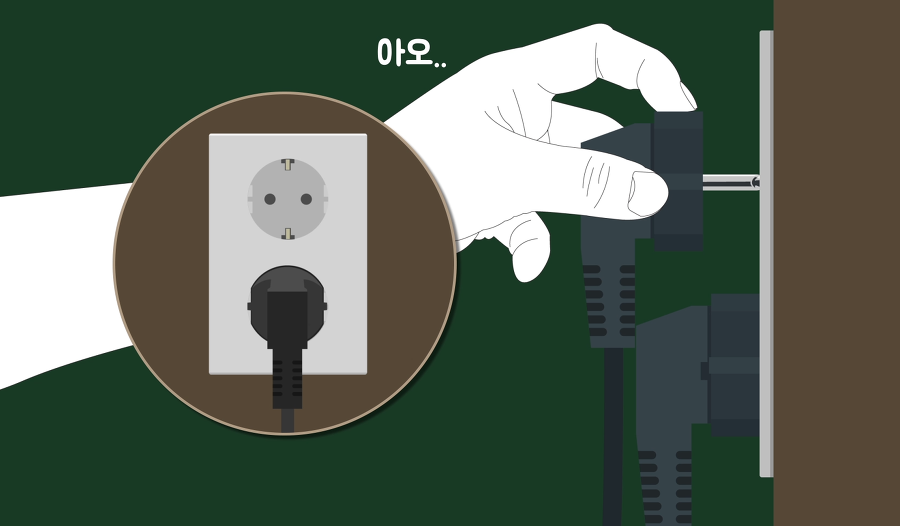 the direction of the outlet 3