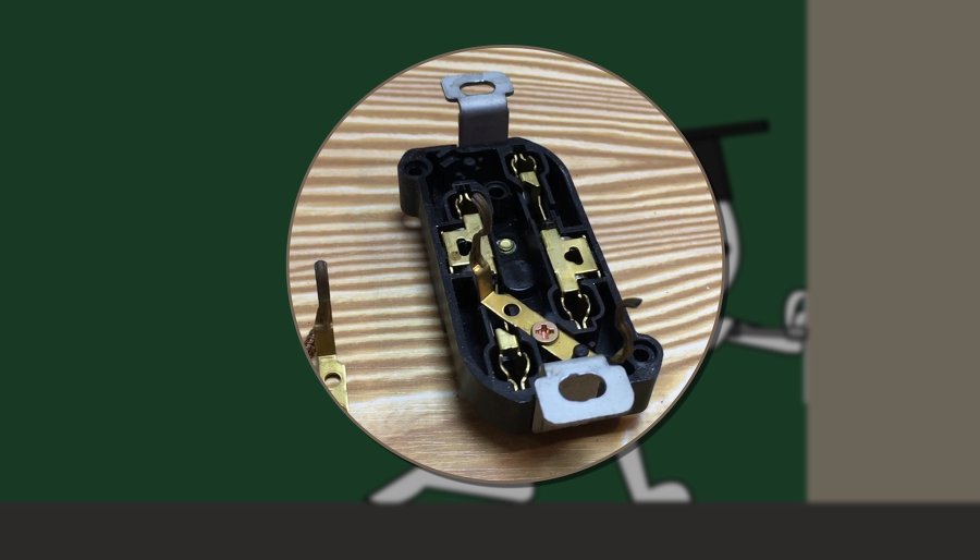 the direction of the outlet 6