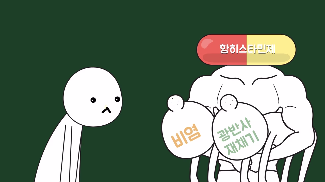 알레르기성 비염과 항히스타민 설명